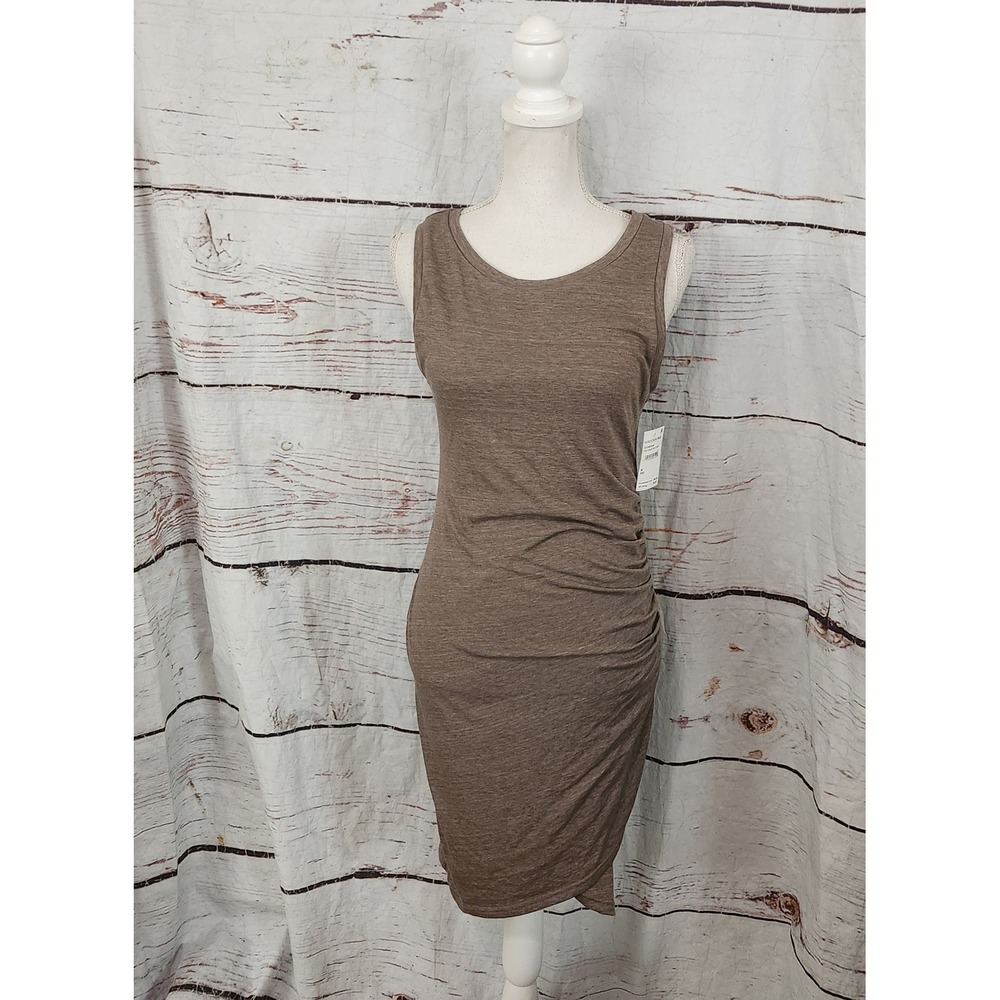 Leith Bodycon Ruched Side Sleeveless Dress Size Medium NWT